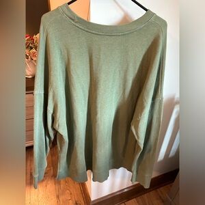 Green Oversized Sweater